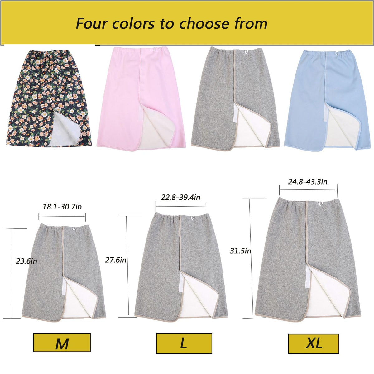 Adjustable Reusable Waterproof Diaper Skirt G79535