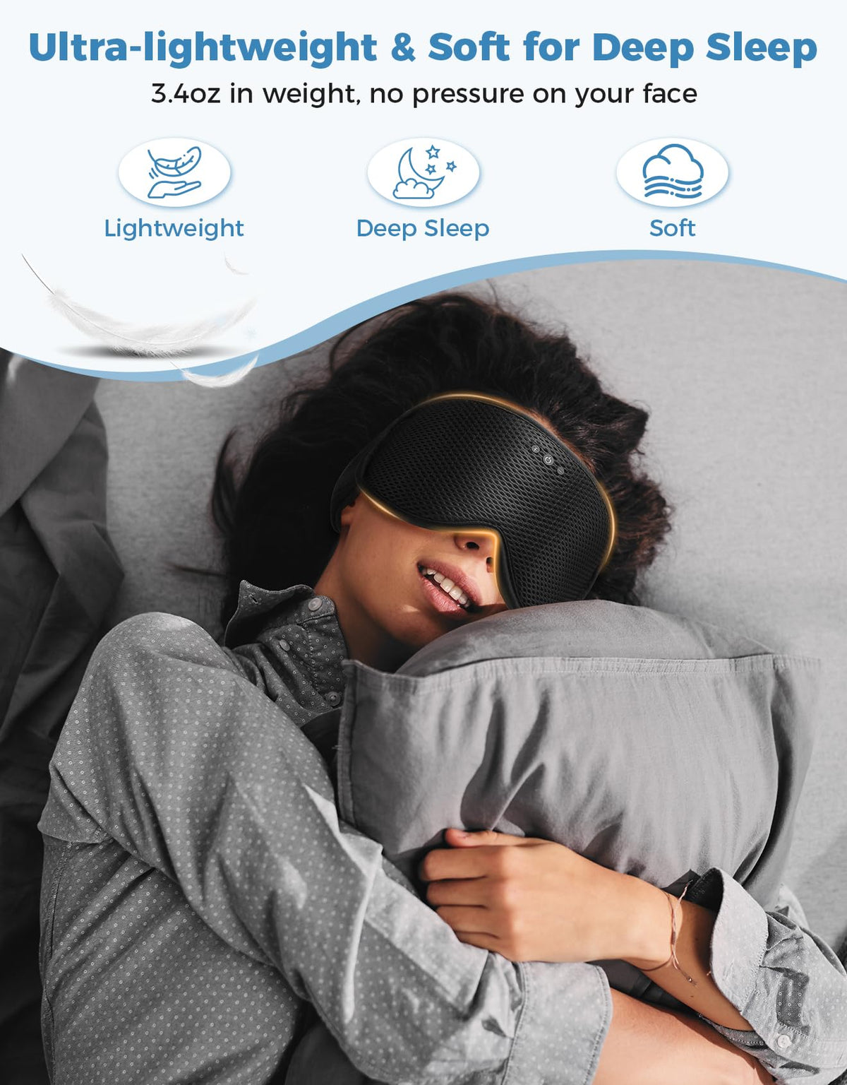 Bluetooth Sleep Mask with Headphones M52265