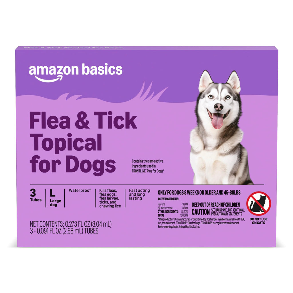 Flea and Tick Topical Treatment for Large Dogs 3 Count Y841403