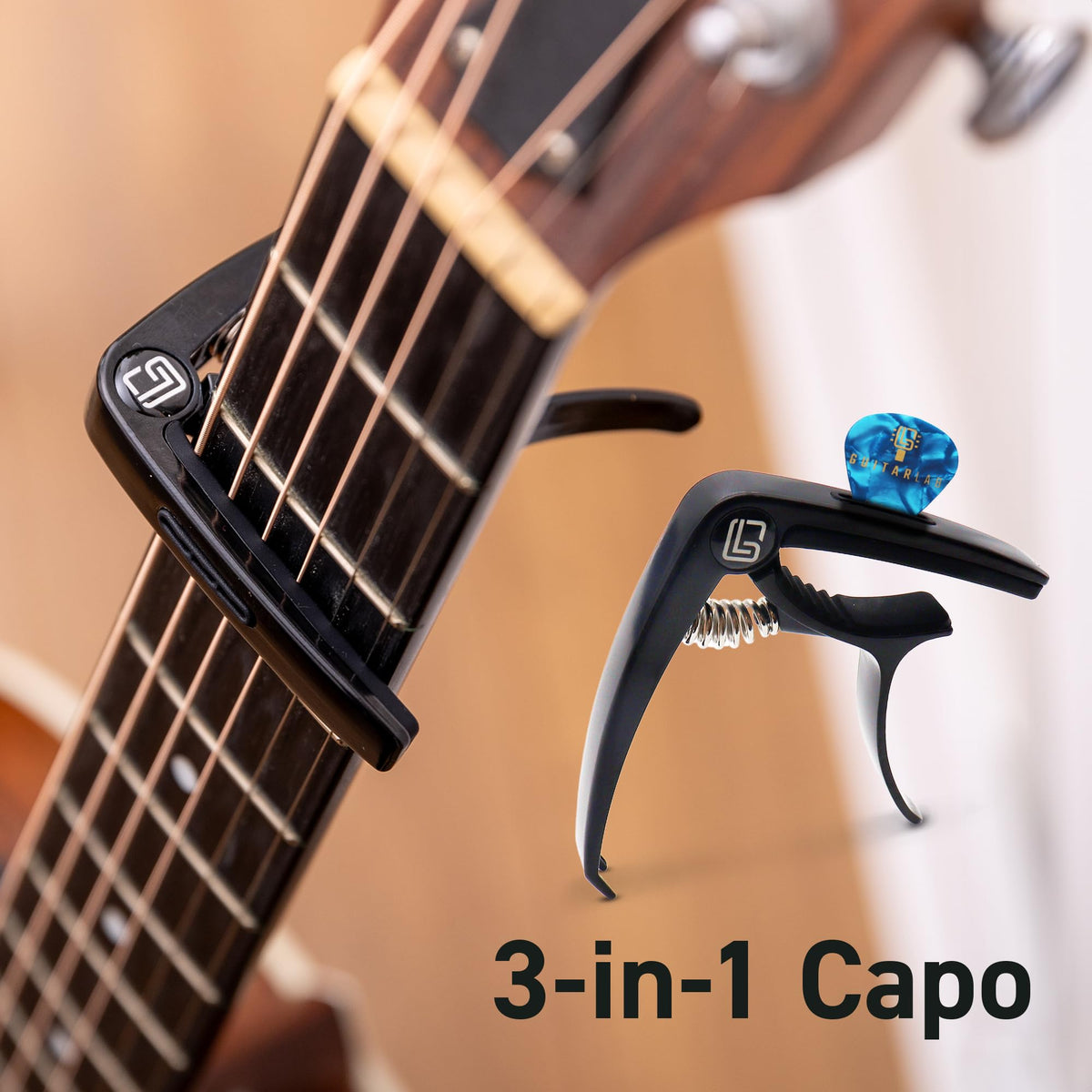 Guitar Accessories Kit - Strap, Capo, Tuner & Picks U125371