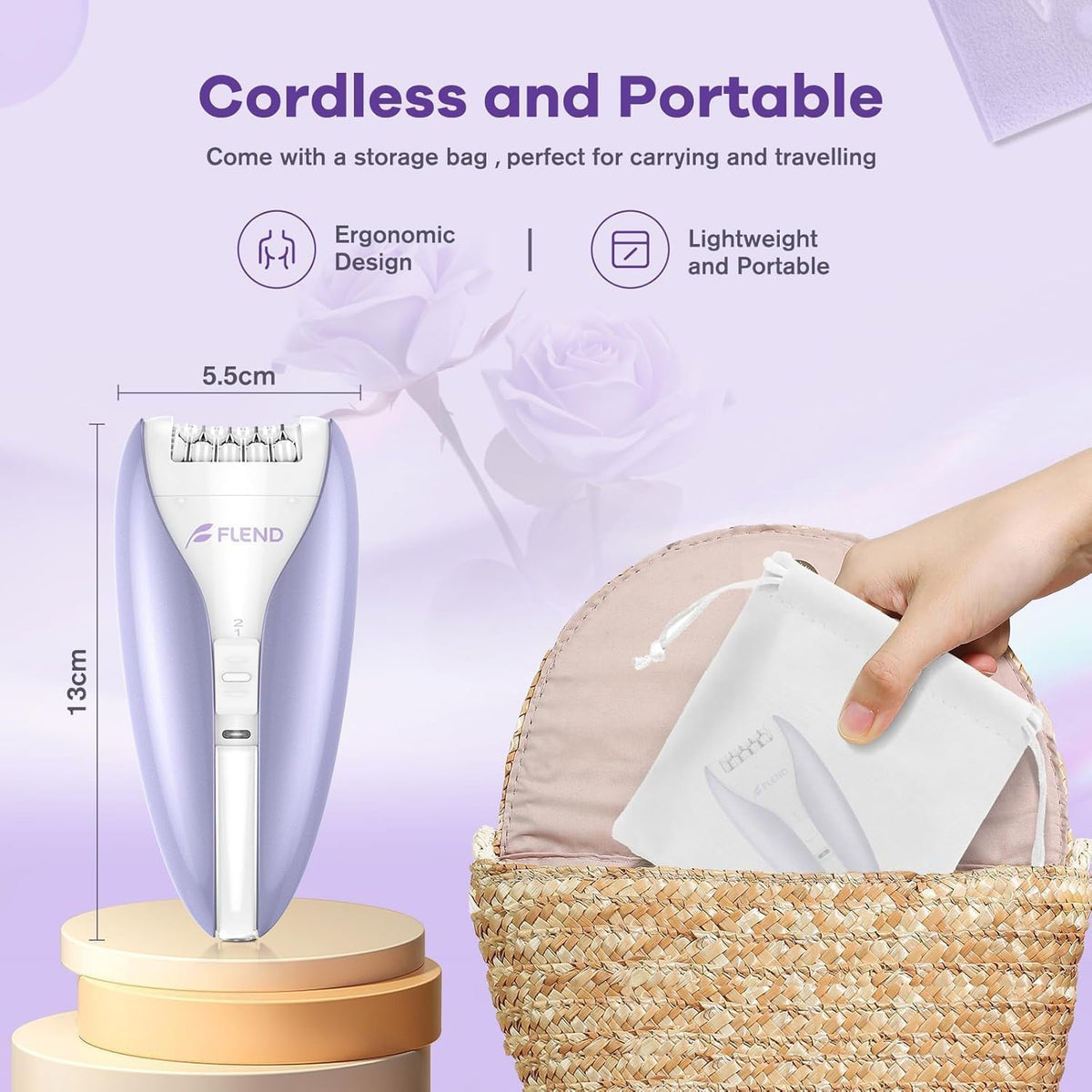2-Speed Facial & Body Hair Remover K7391