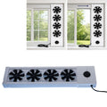 White 3-Speed Reversible Window Fan H8218