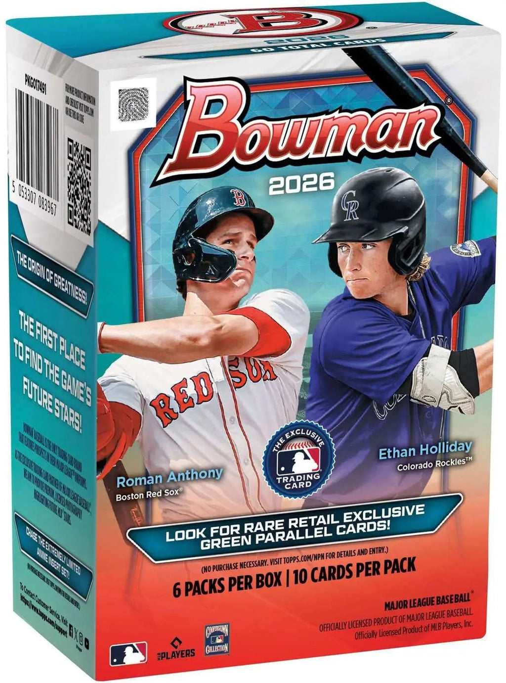 2026 Bowman Baseball Blaster Trading Card Box P87742