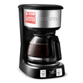 5-Cup Glass Carafe Black Drip Coffee Maker T74484