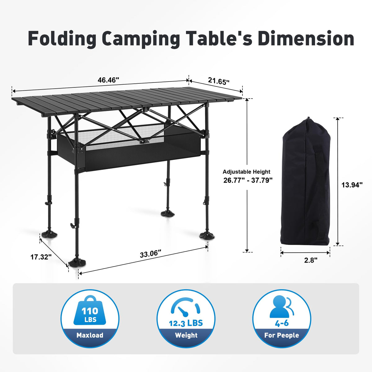 Folding Camping Table Y269