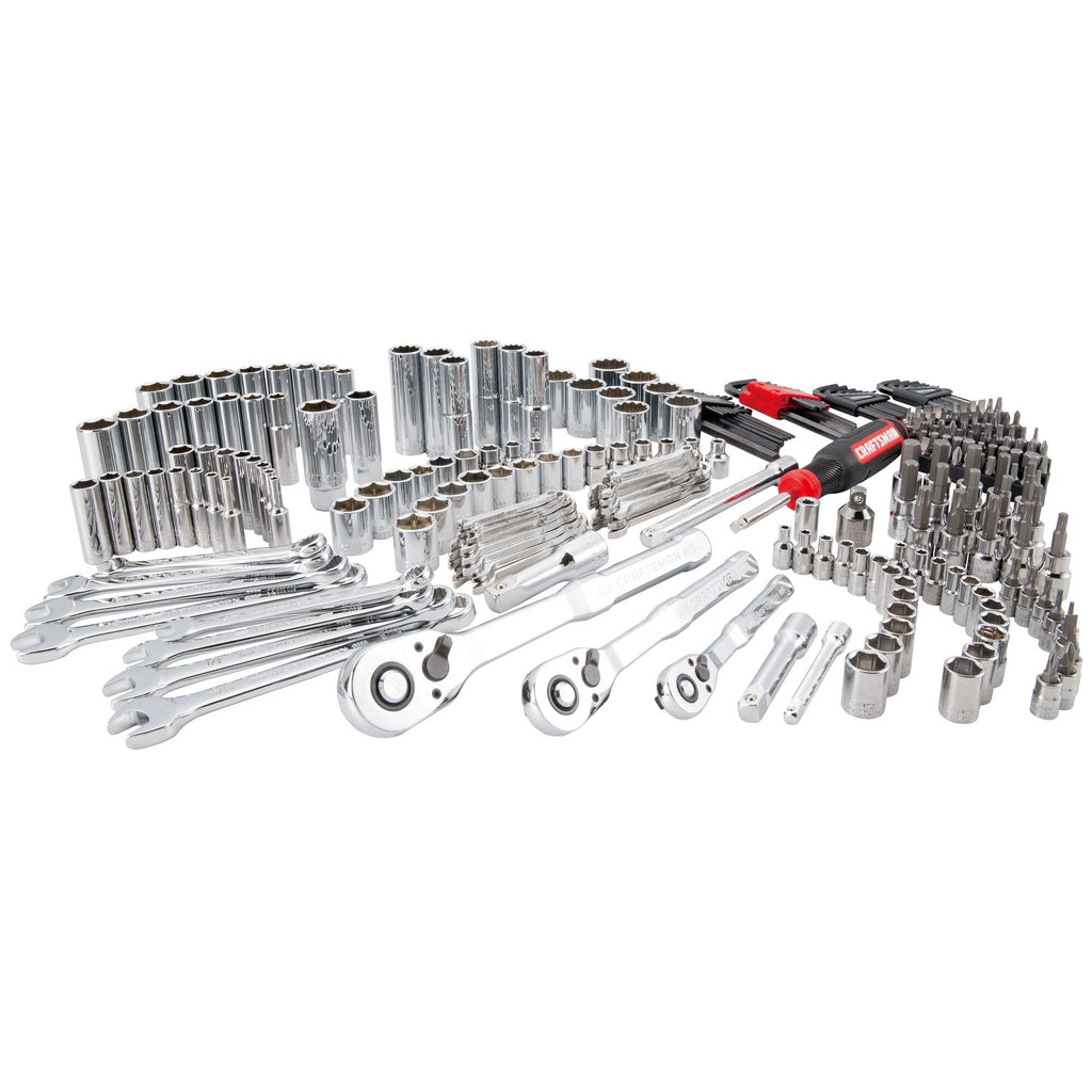 230 Pcs Mechanics Tool Set Socket Wrench Set with Toolbox A652001