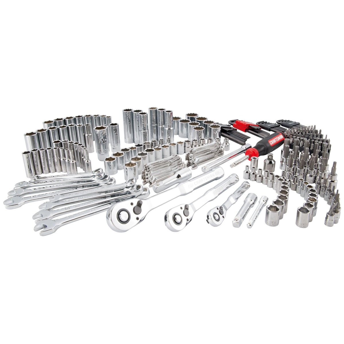 230 Pcs Mechanics Tool Set Socket Wrench Set with Toolbox A652001
