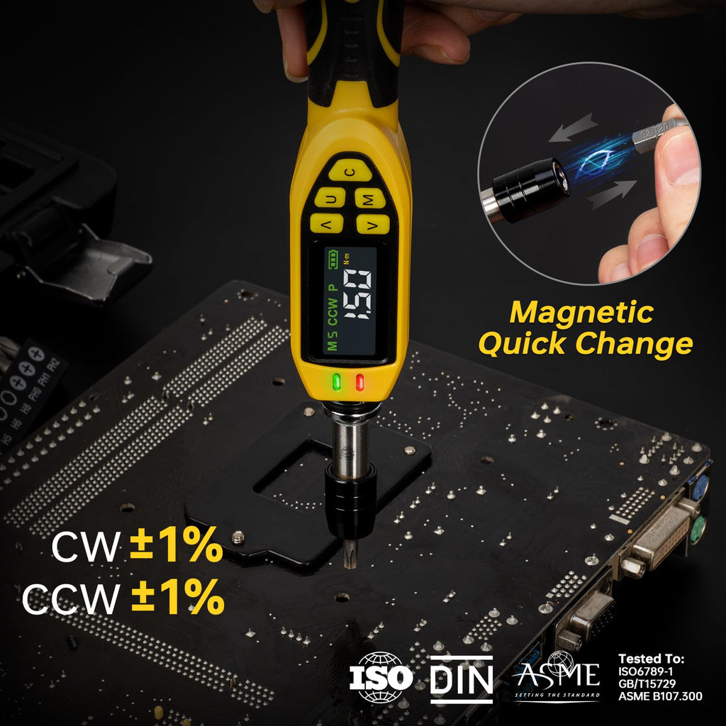 46-Pc Digital Torque Screwdriver Set R3071