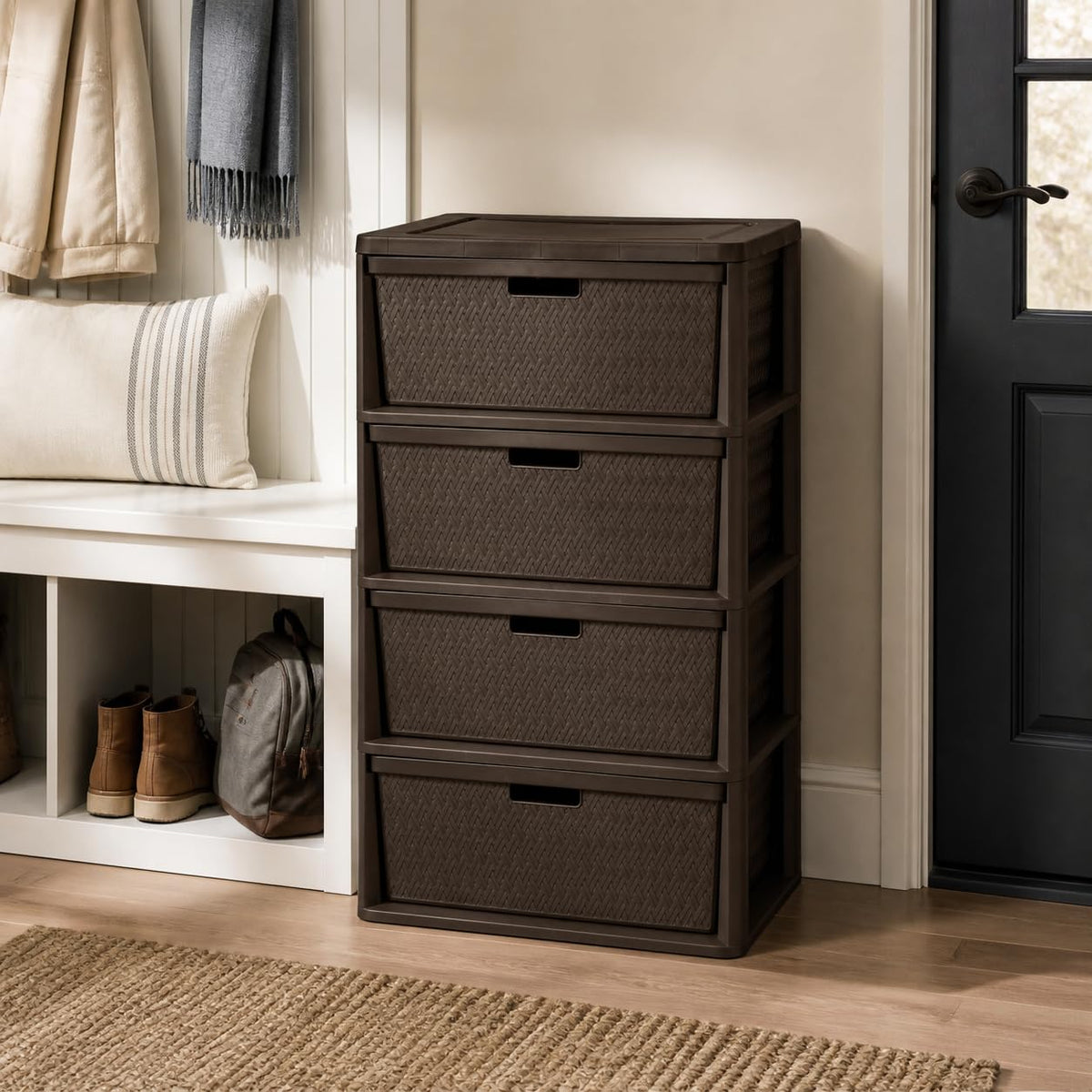 4 Drawer Plastic Storage Organizer T809969
