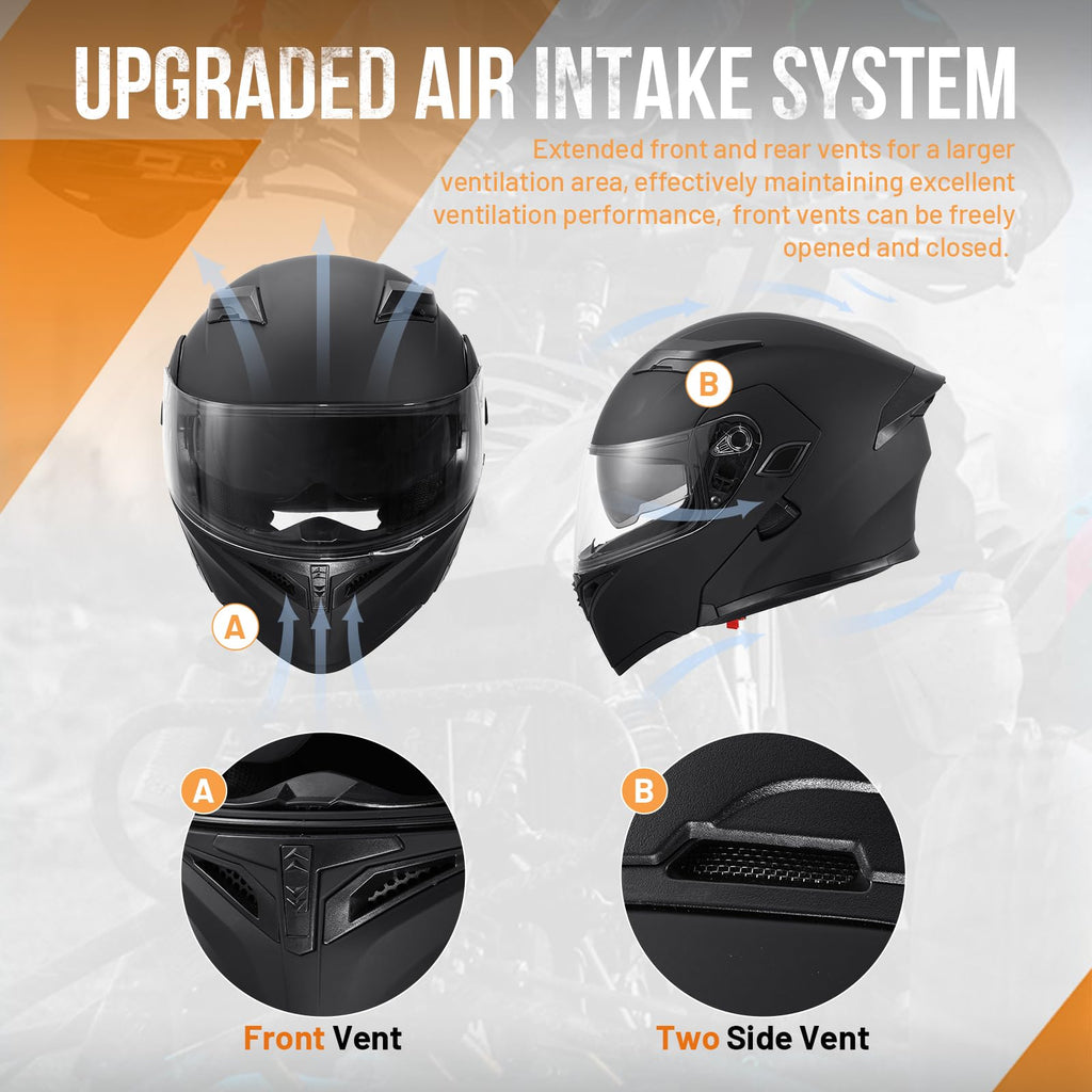 Full Face Modular Motorcycle Helmet G33080