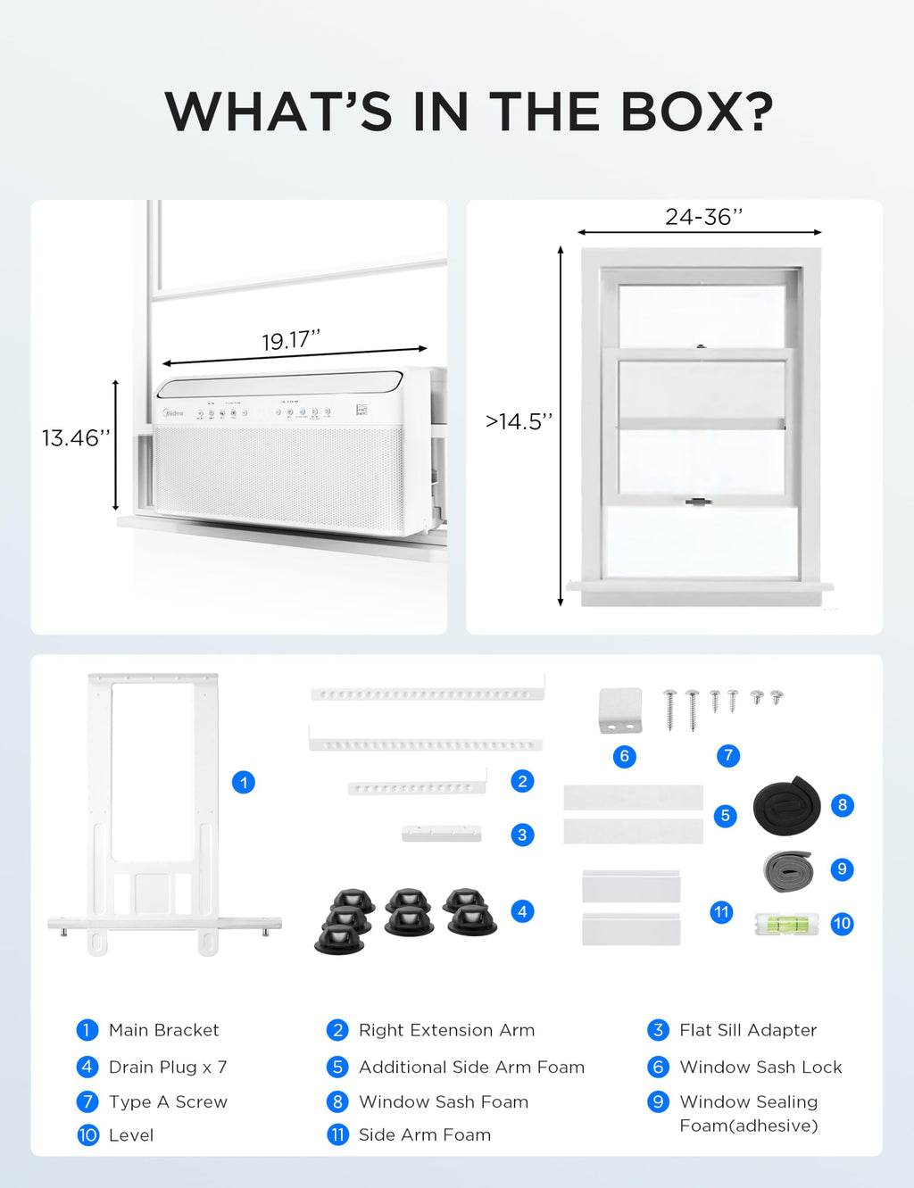 10,000 BTU Smart Inverter Window AC G578217