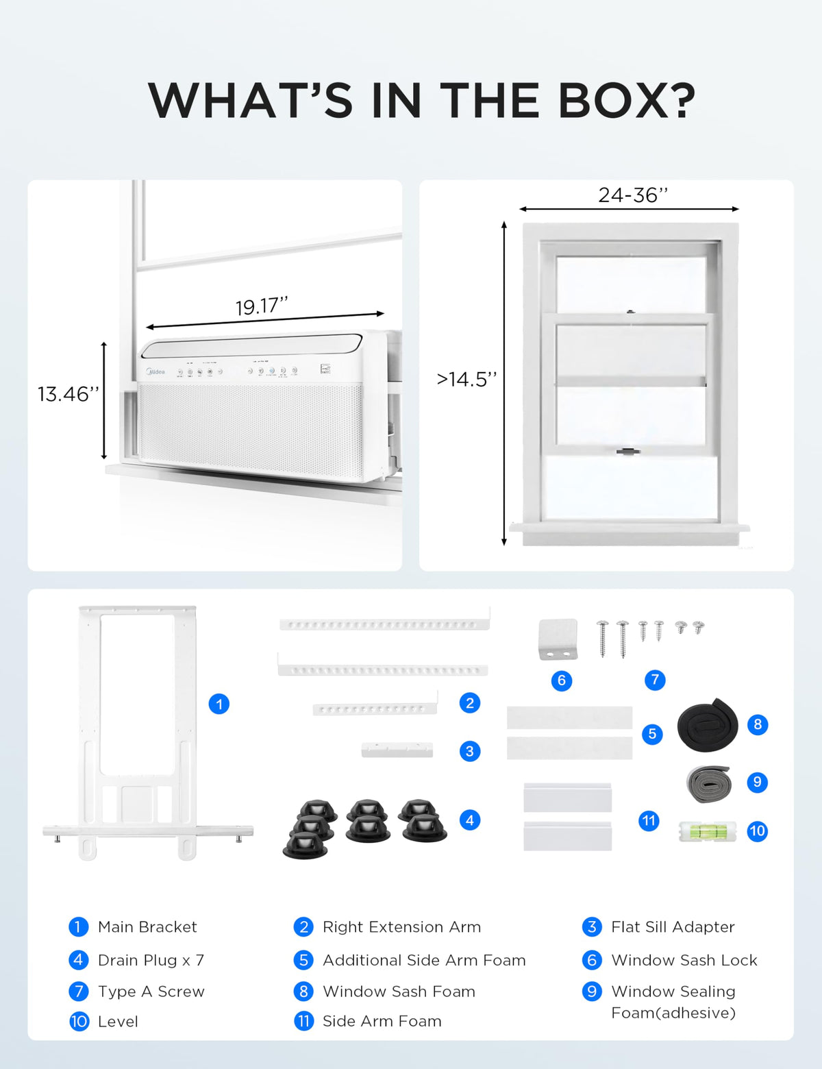 10,000 BTU Smart Inverter Window AC G578217