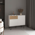 39" Wide Console Table with Two Cabinets, One Drawer and Four Shelves Z614