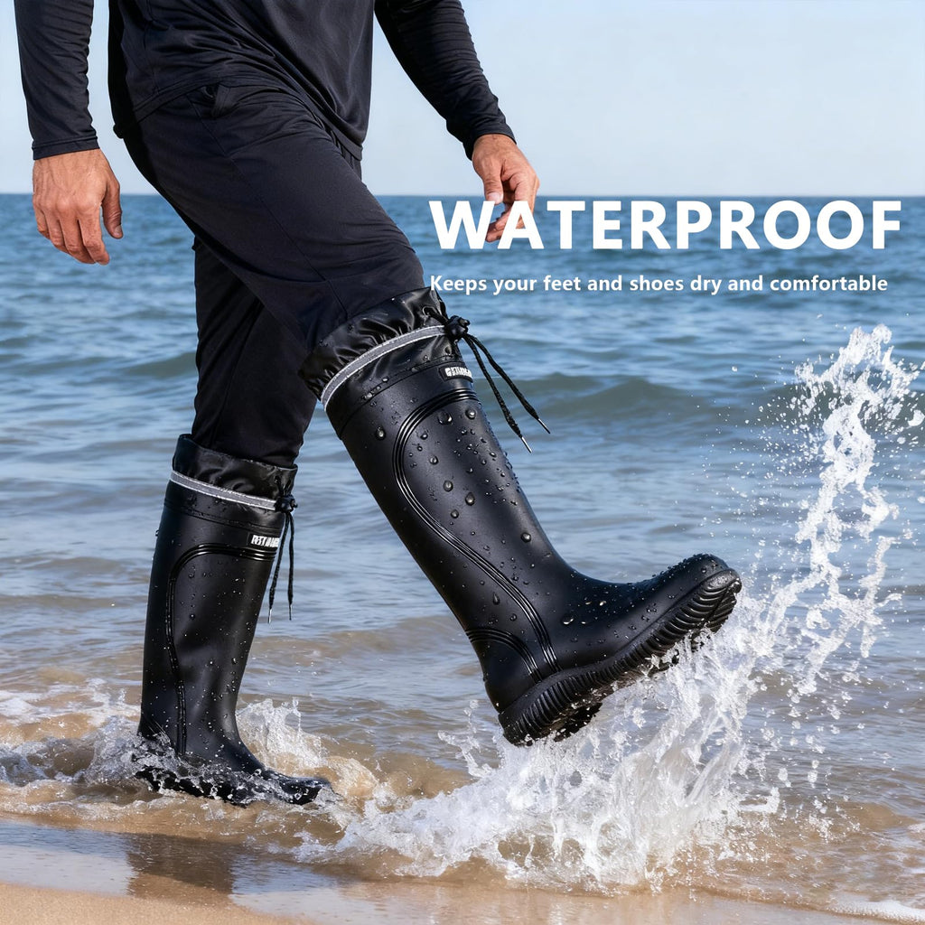 Waterproof Knee High Rubber Rain Boots P5441