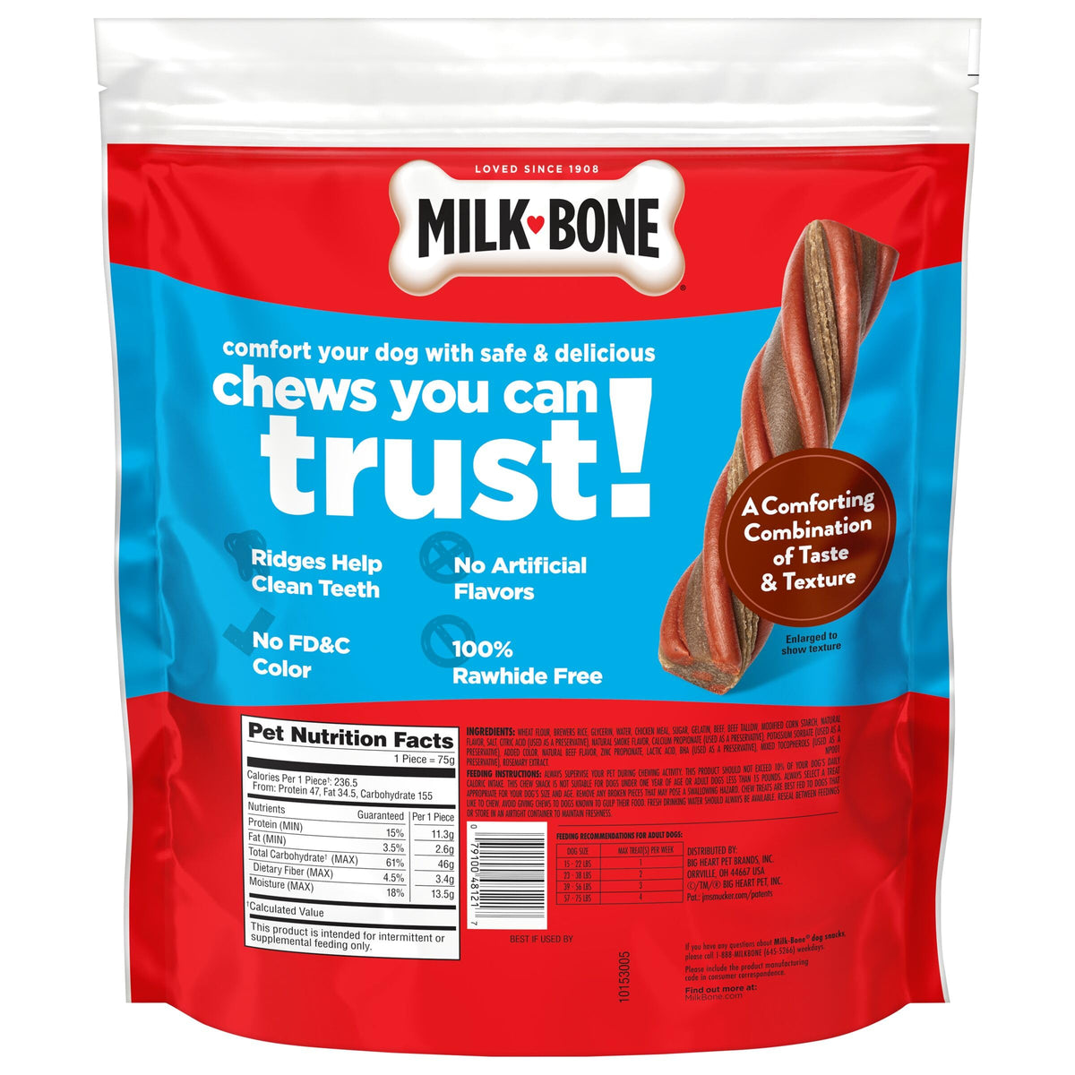 Real Beef Dog Chews M690