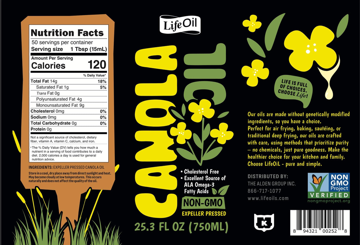 Canola Cooking Oil 25.3 fl oz 2 Pack F438