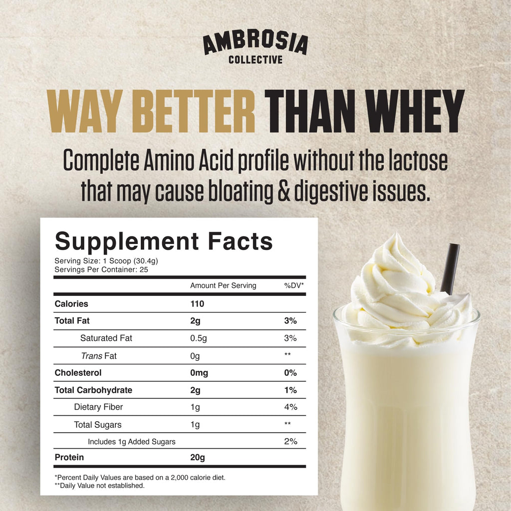 Plant Based Vegan Pea Protein Powder 20g Vanilla F300786
