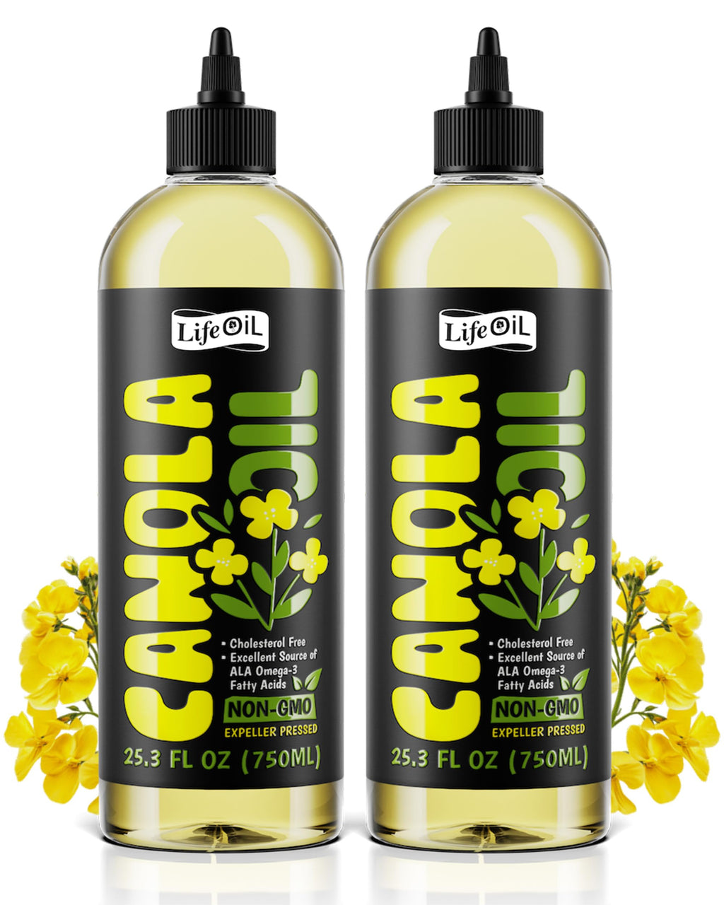 Canola Cooking Oil 25.3 fl oz 2 Pack F438