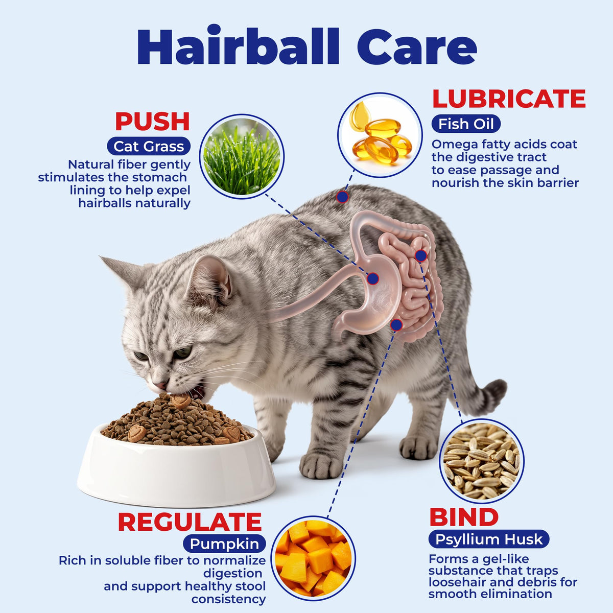 10.58 oz Hairball Bites for Cats W602225