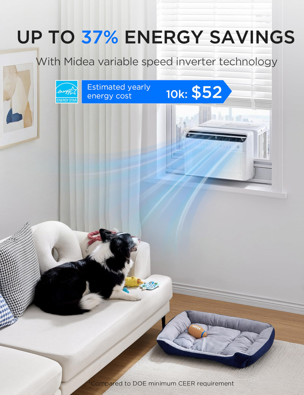 10,000 BTU Smart Inverter Window AC G578217