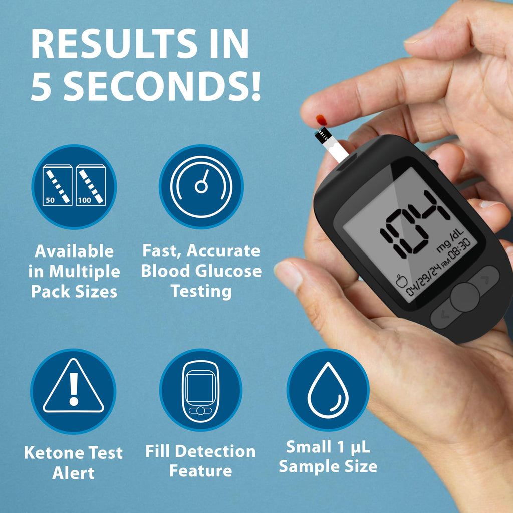 Blood Glucose Test Strips, 200 Count Z8219