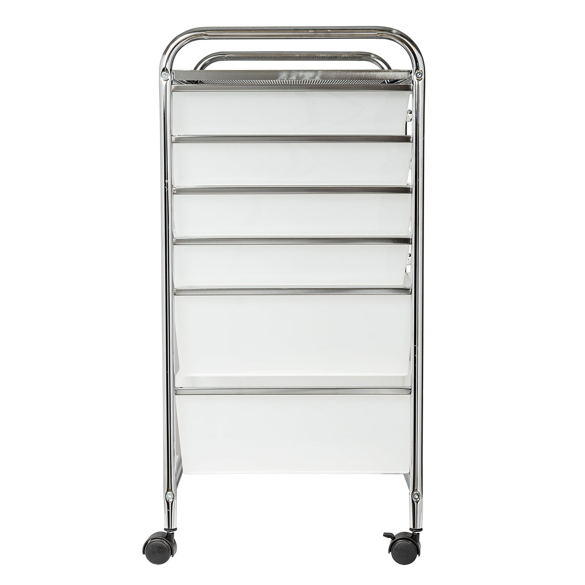 Rolling Craft Storage Cart, Clear, 12-Drawer R6443