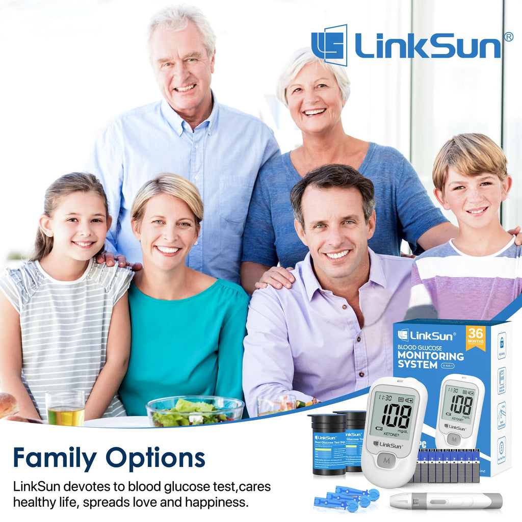 Glucose Monitor Kit, 100 Strips & Lancets N6919