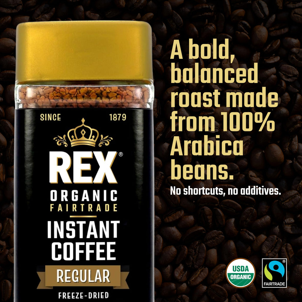 Organic Fairtrade Instant Coffee 3.53 oz B8919