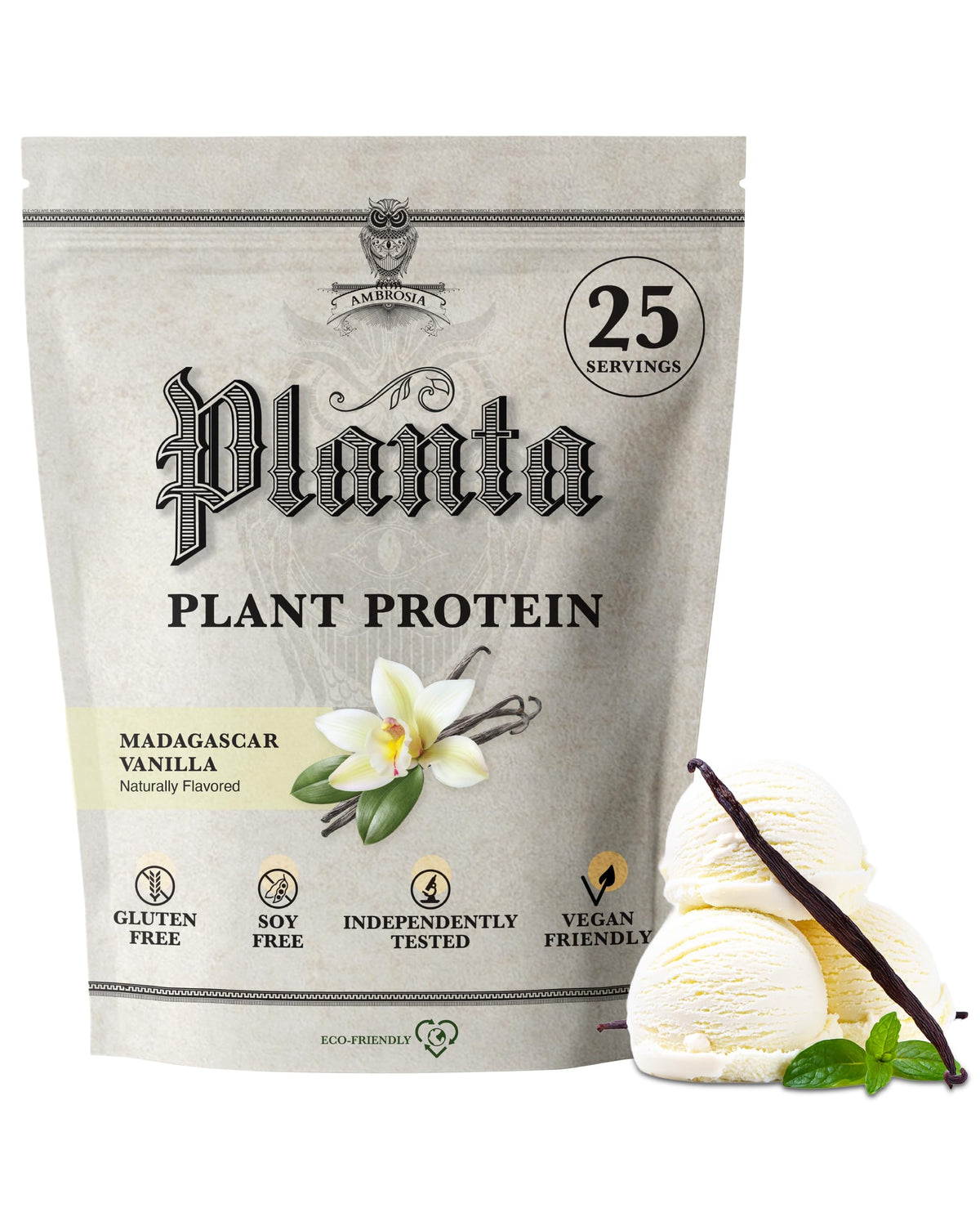 Plant Based Vegan Pea Protein Powder 20g Vanilla F300786