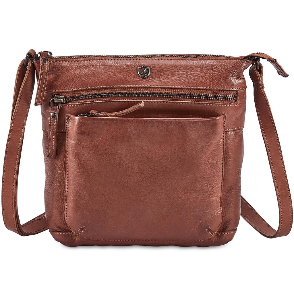 Small Genuine Leather Crossbody Bag with Adjustable Strap P6281