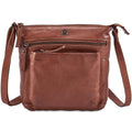 Small Genuine Leather Crossbody Bag with Adjustable Strap P6281