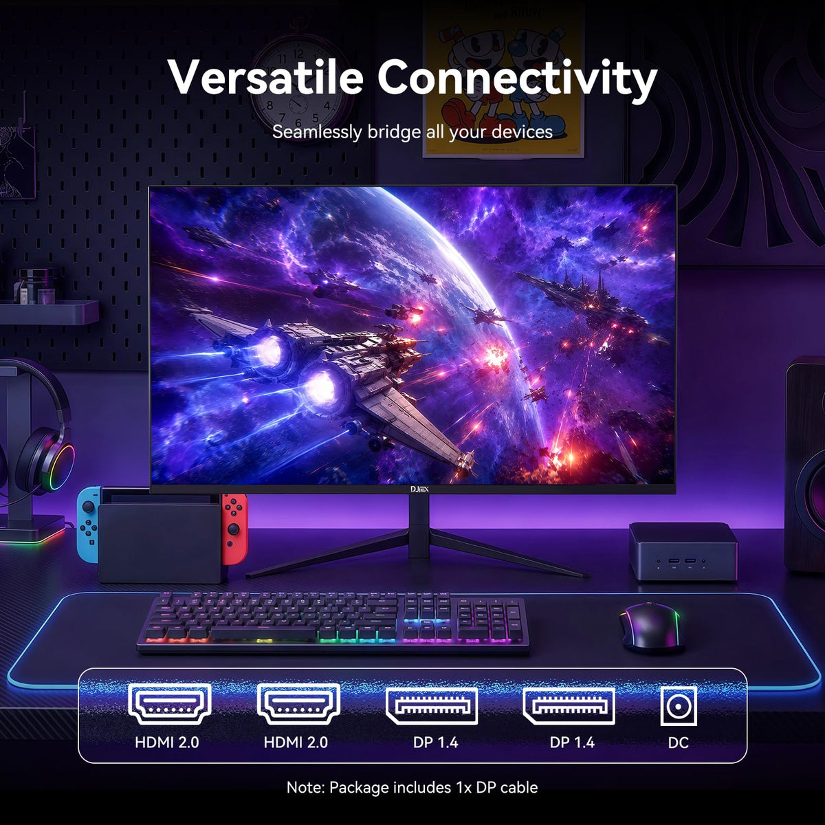 27 Inch 240Hz FHD 1080P Gaming Monitor W870536