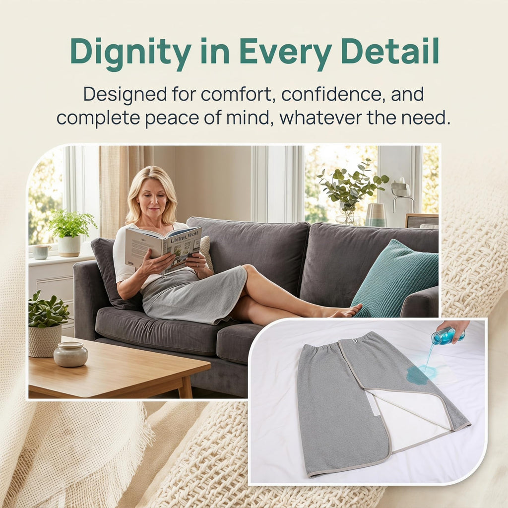 Adjustable Reusable Waterproof Diaper Skirt G79535
