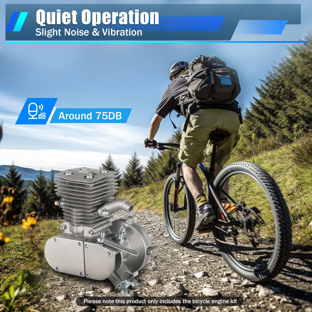 100CC 2-Stroke Air-Cooling Bicycle Engine Kit T191020