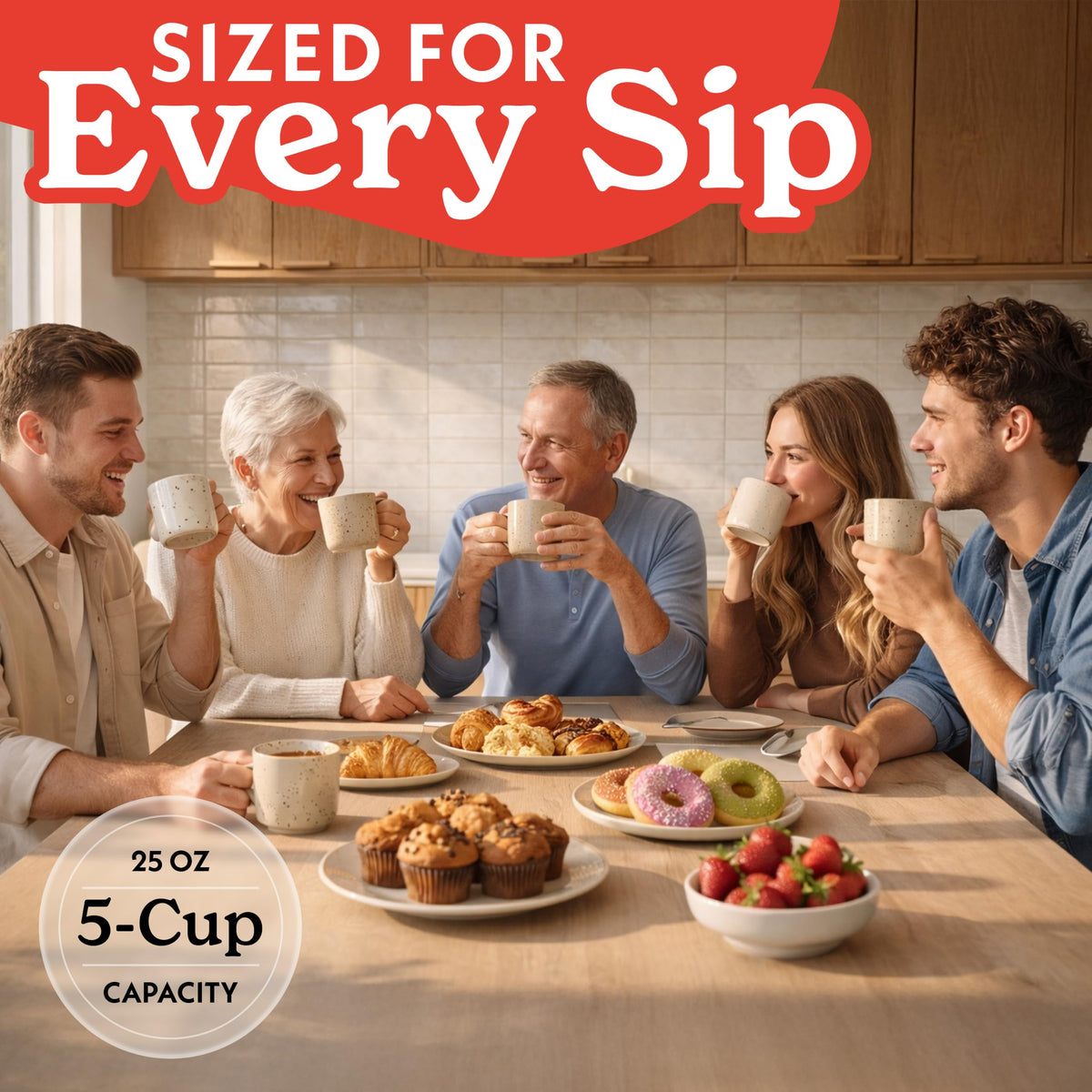 5-Cup Glass Carafe Black Drip Coffee Maker T74484