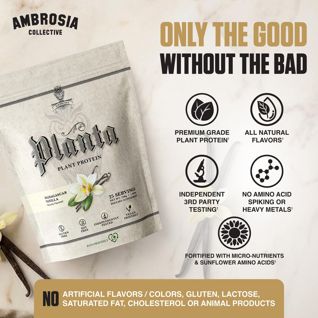 Plant Based Vegan Pea Protein Powder 20g Vanilla F300786