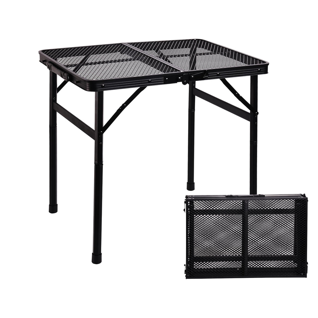 Portable Small Folding Metal Camping Table 23” x 15” M17180