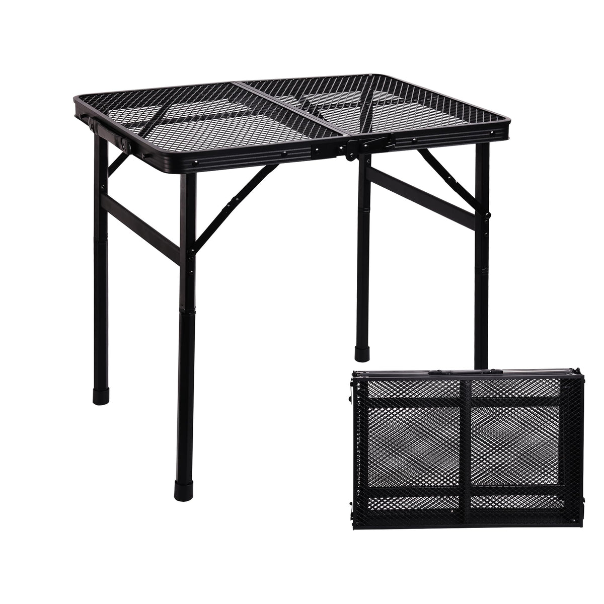 Portable Small Folding Metal Camping Table 23” x 15” M17180