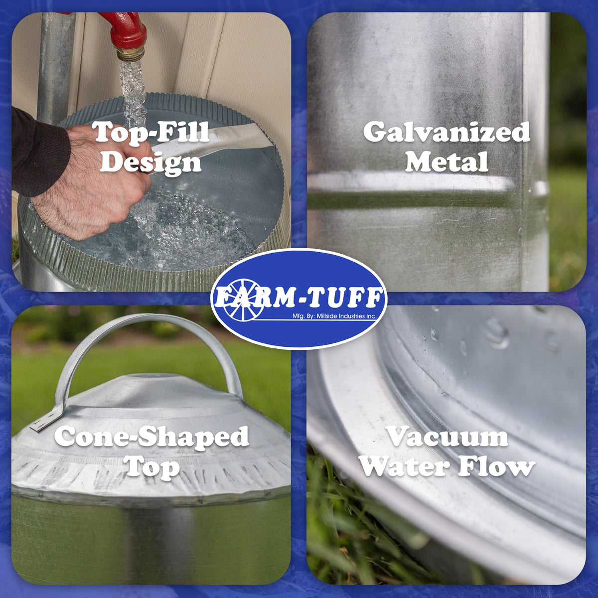 Galvanized 5 Gallon Poultry Waterer S504090