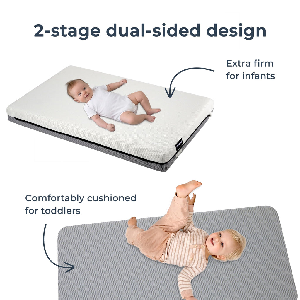Mini Crib Mattress Dual Sided 38x24x4 Inch G366