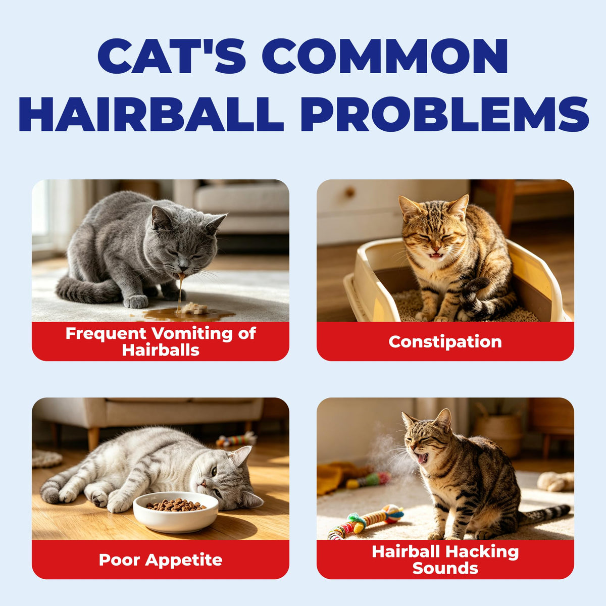 10.58 oz Hairball Bites for Cats W602225