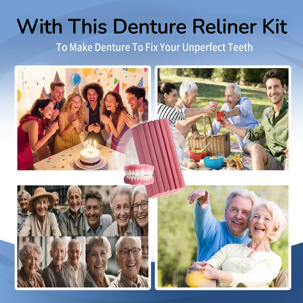 Boil & Fit Denture Reliner Kit for Full or Partial Denture B80267