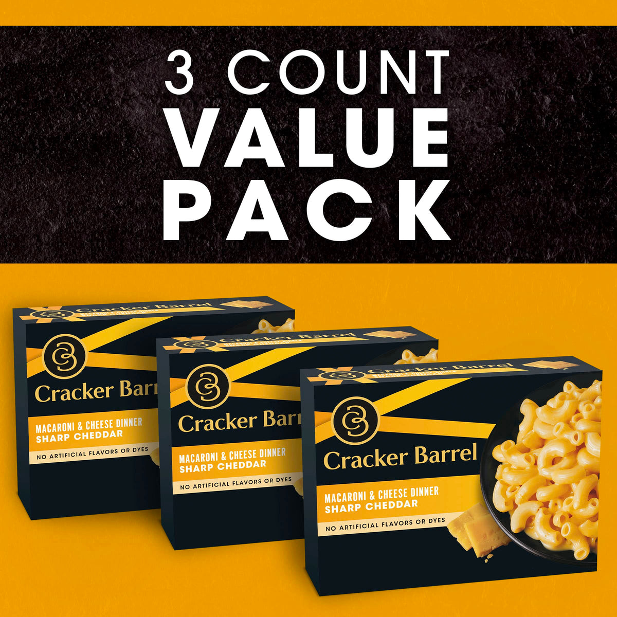 Sharp Cheddar Macaroni & Cheese Dinner 3 ct H692659