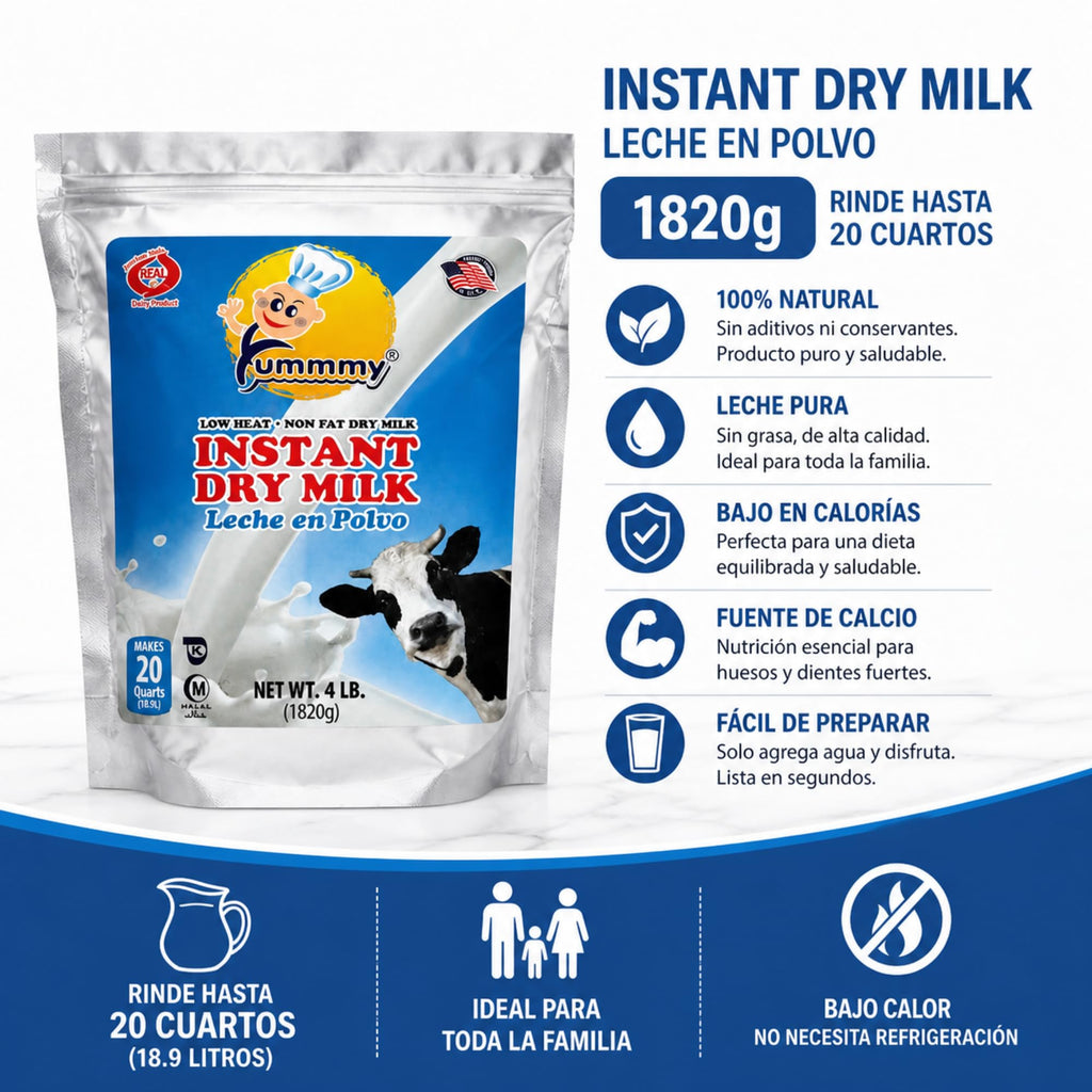 64 oz Instant Nonfat Powdered Dry Milk E273110