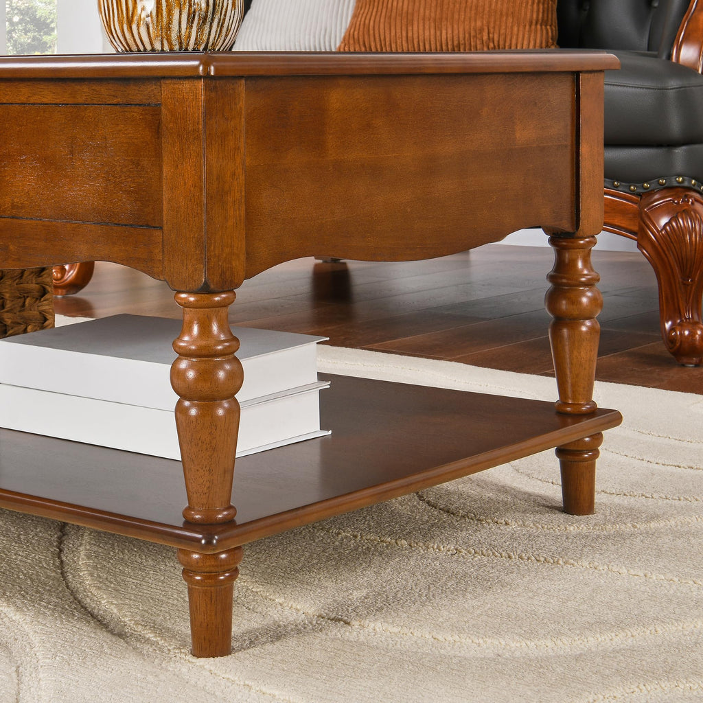 Rectangular Coffee Table and Two Square End Tables with Storage Drawer C237109