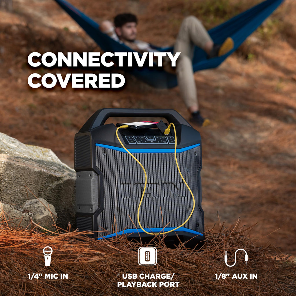 120W Bluetooth Outdoor Speaker with Wheels C71579